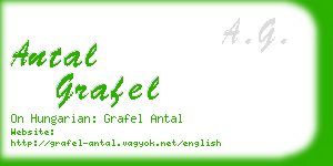 antal grafel business card